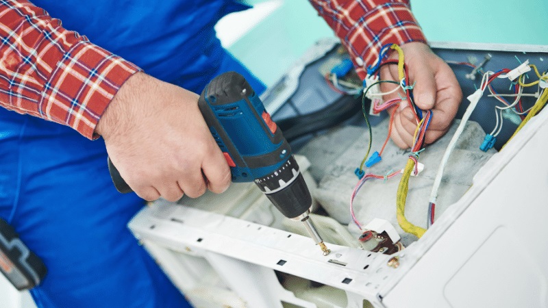 Çubuk Beko Beko çamaşır makinesi kart tamiri – Su almama arızası orijinal parça ile giderildi. - Teknik servis örneği